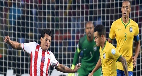 مدرب باراجواي يشيد بخبرة وحماس لاعبيه بعد الإطاحة بالبرازيل من كوبا أمريكا